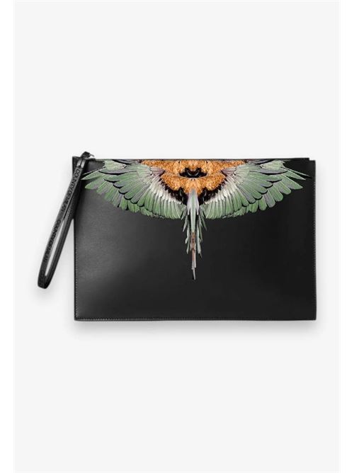 POCHETTE E.L. MARCELO BURLON COUNTY OF MILAN | COMAF250136/NERO GREEN